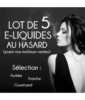 Lot de 5 e-liquides au hasard fabriqué par  de Accueil