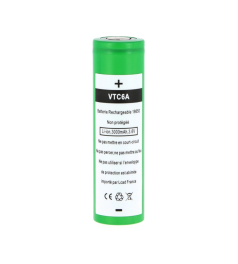 Accu VTC6A 18650 3000mAh 25A fabriqué par  de Accus 18650