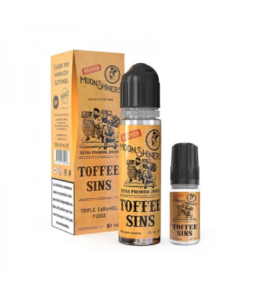 Toffee Sins 50ml +1 Booster 10ml - MoonShiners fabriqué par Moonshiners de Moonshiners