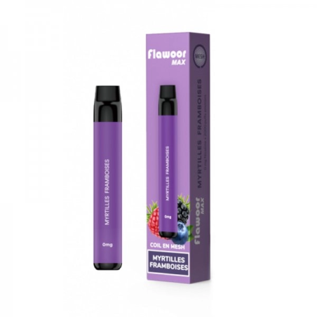 Pod 2000 puffs Myrtille Framboise - Flawoor Max fabriqué par Flawoor Max de Flawoor Max