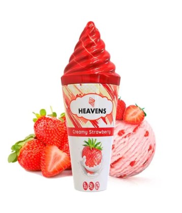 Creamy Strawberry 50ML - Heavens - Les 50 ml avec boosters OFFERTS  - Vape Maker  - 24,90 €