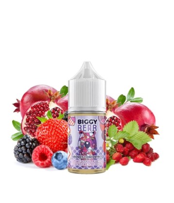 Concentré Fruits rouges Grenade Fraise des bois acidulée 0mg 30ml - Biggy Bear - Biggy Bear  - Biggy Bear  - 0,00 €