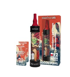 Kit Chicha Strawberry Ice Cream - Starhooks by Liquideo