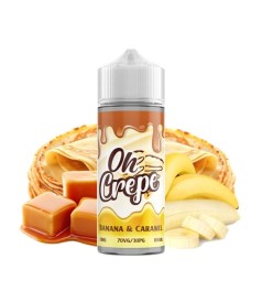 Banana & Caramel 100ml - Oh Crepe