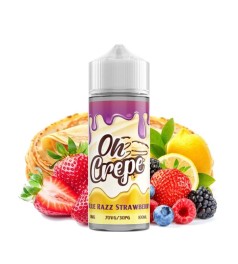 Blue Razz Strawberry 100ml - Oh Crepe