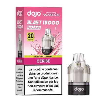 Cartouche DOJO Blast 15K Vaporesso Cerise - PUFF Dojo Vaporesso  -   - 7,90 €