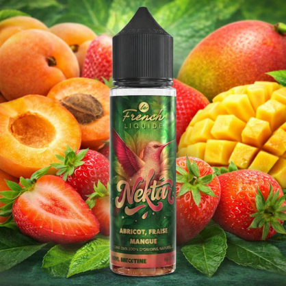 Fruit Abricot Fraise Mangue 50ml Le French Liquide pas cher | -50 % + boosters - Accueil  -   - 24,90 €