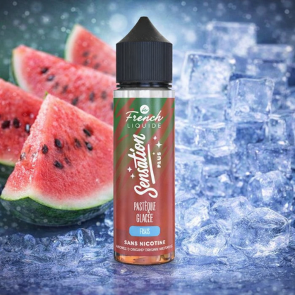 Pastèque Glacée 50ml Le French Liquide Sensation Plus pas cher | -50 % + boosters - Accueil  -   - 24,90 €