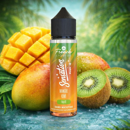 Mangue Kiwi 50ml Le French Liquide Sensation Plus pas cher | -50 % + boosters - Accueil  -   - 24,90 €