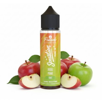 Double Pomme 50ml Le French Liquide Sensation Plus pas cher | -50 % + boosters - Le French Liquide  -   - 24,90 €