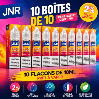 E-liquide JNR 20MG 10ML - JNR - Accueil  -   - 59,90 €