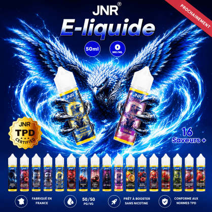 E-liquide JNR 50 ml | Saveurs des Puffs JNR - Puff JNR  -   - 21,90 €