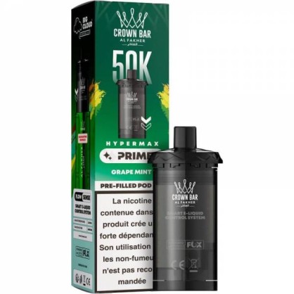 Cartouche Hyper Max Prime 50K Al Fakher pas cher | Klop's - PUFF AL Fakher  -   - 14,90 €