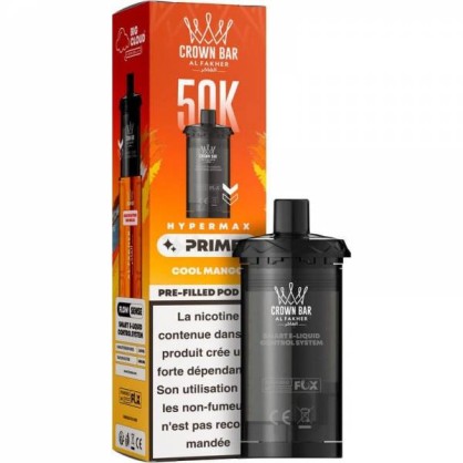 Cartouche Hyper Max Prime 50K Al Fakher pas cher | Klop's - PUFF AL Fakher  -   - 14,90 €