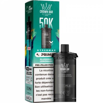 Cartouche Hyper Max Prime 50K Al Fakher pas cher | Klop's - PUFF AL Fakher  -   - 14,90 €