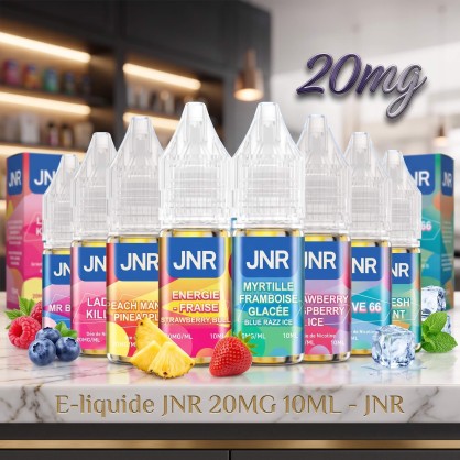 E-liquide JNR 20MG 10ML - JNR - JNR  -   - 4,90 €