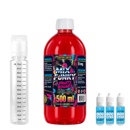 E-liquide Fruits Rouges Frais 500 ml Mix & Funky - Accueil  -   - 39,90 €