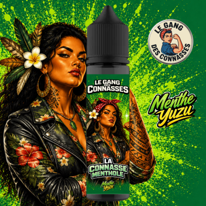 La Connasse Mentholée 50 ml – Le Gang des Connasses - Klops e-liquide  -   - 19,90 €