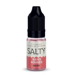 Baies Rouges Salty fabriqué par Savourea de E-liquides aux sels de nicotine