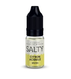 Citron Acidulé Salty fabriqué par Savourea de E-liquides aux sels de nicotine
