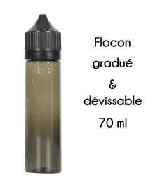 Flacon gradué dévissable e-liquide 70 ml Bobble Oscar fabriqué par  de Matériel pour le DIY