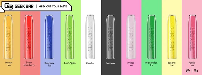 cigarette electronique jetable Geek Bar 2ml 20mg Sour Apple Geekvape