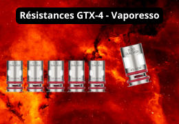 Vaporesso frappe fort avec les nouvelles résistances GTX-4 Vaporesso frappe fort avec les nouvelles résistances GTX-4